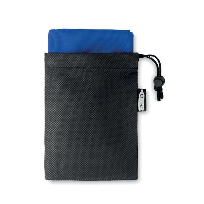 MO9918-37Tuko Rpet RPET Sporthandtuch mit Beutel_ Koenigsblau