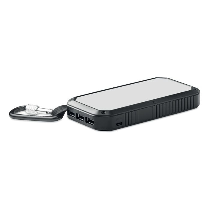 MO6424-03Powereight Solar Powerbank 8000 mAh_ Schwarz