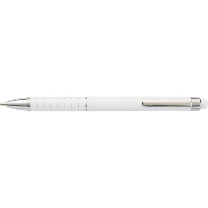 GI0647-02Kugelschreiber aus Metall Oliver_ Weiss GI0647-02Kugelschreiber aus Metall Oliver_ Weiss