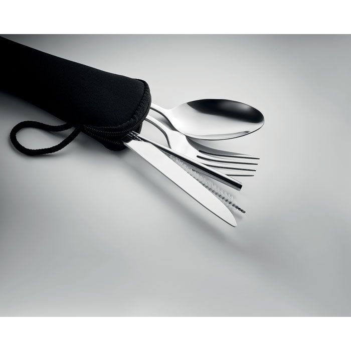 MO6149-035 Service Besteck-Set Edelstahl_ Schwarz