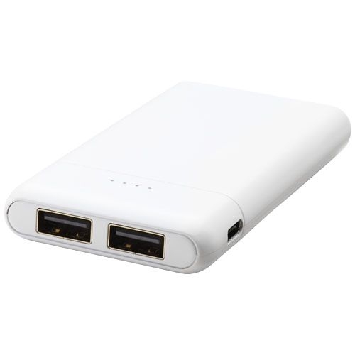 PF124167-1Odyssey 5000 mAh Powerbank mit hoher Dichte_ weiss