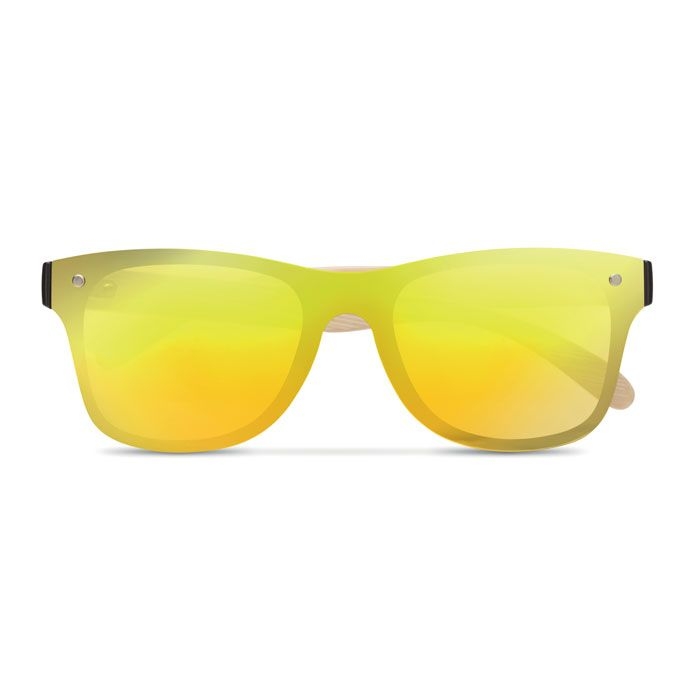 MO9863-08Aloha Sonnenbrille mit Bambus_ Gelb