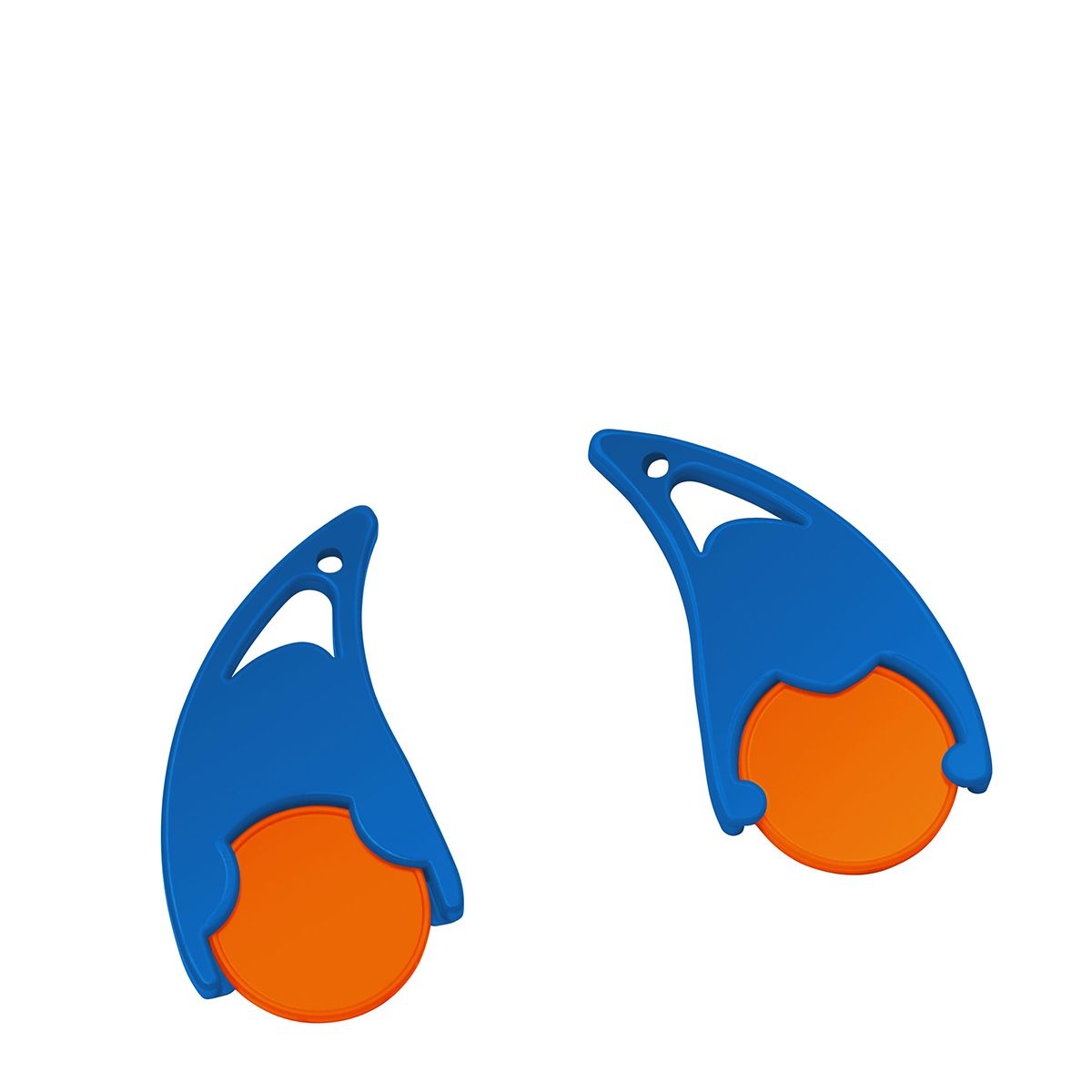 HE7491-5-3Chiphalter mit 1€-Chip _Epsilon_ orange_ blau HE7491-5-3Chiphalter mit 1€-Chip _Epsilon_ orange_ blau