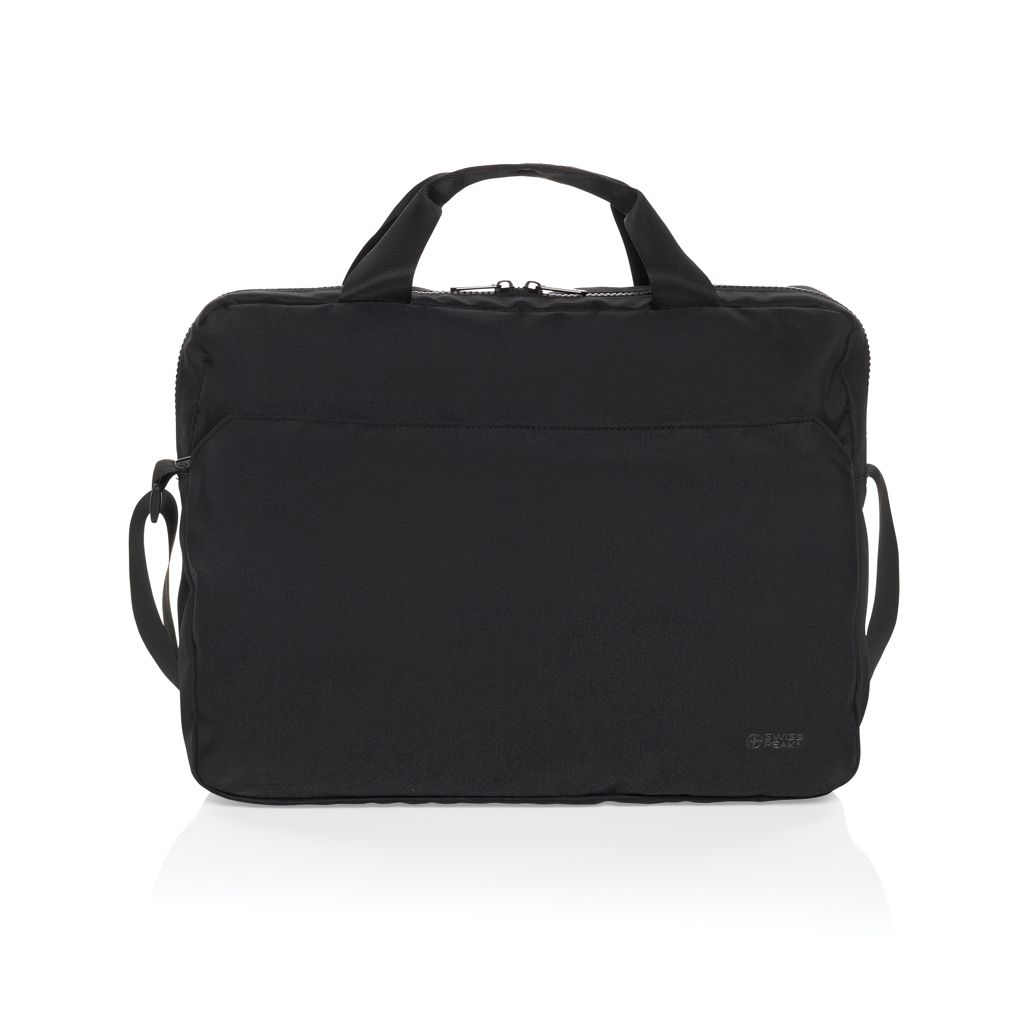 XDP732_23-01Swiss Peak Aware™ RPET Essential 15.6_ Laptop Tasche_ schwarz