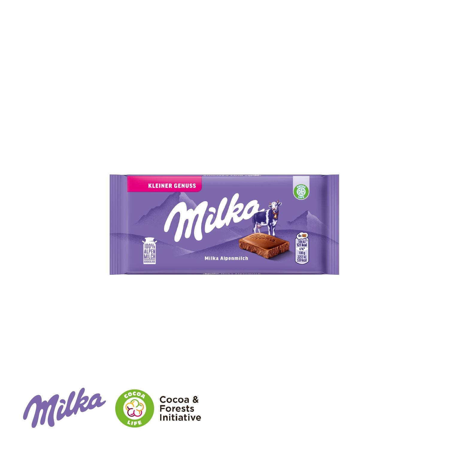 CD94705-01Milka Schokoladentafel mit Hasenohren_ Milka Schokoladentafel