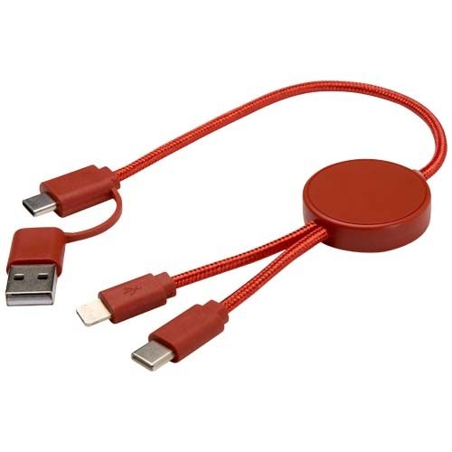 PF124427-3Citala 30 cm 5-in-1 Kabel aus recyceltem Kunststoff fuer Datenuebertragung und 27W Schnellladung_ zieg