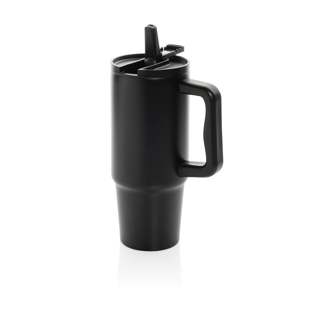 XDP437.34-01Embrace Leakproof aus RCS recyceltem Edelstahl 900ml_ schwarz