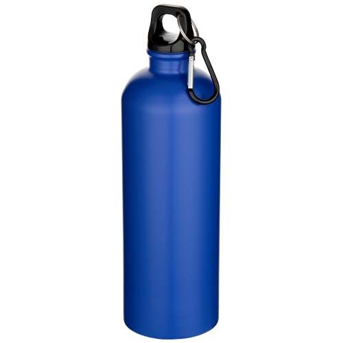 PF100872-2Oregon 750 ml matte RCS-zertifizierte_ einwandige Trinkflasche aus recyceltem Edelstahl mit Karabine