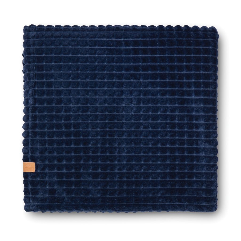 XDV4040-05VINGA Branson Decke aus GRS recyceltem PET_ navy blau