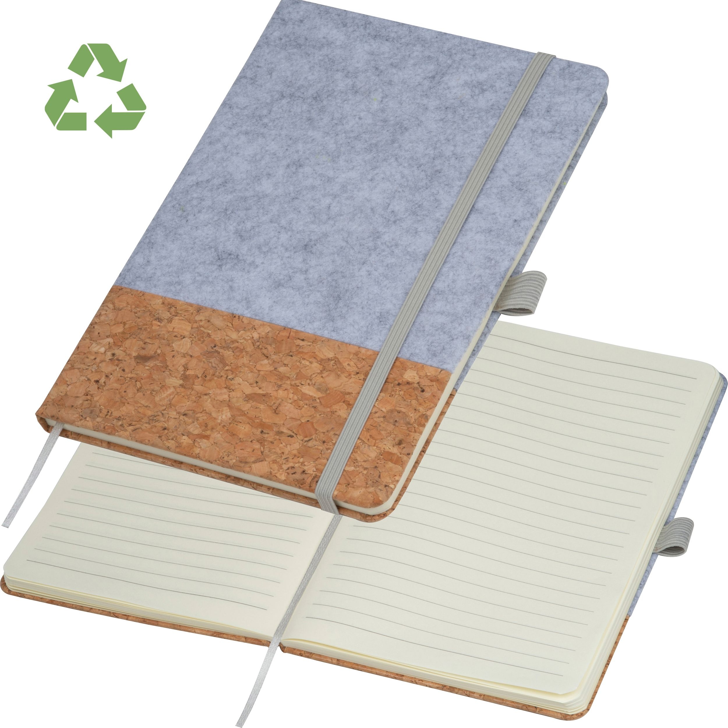 MA24472A5 Notizbuch mit Cover aus Kork und Filz