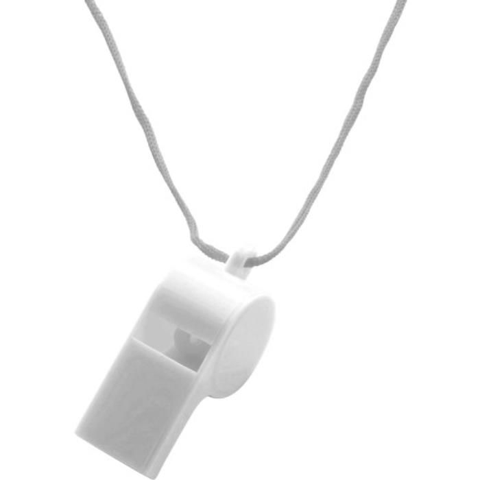 GI7060-02Trillerpfeife aus Kunststoff Josh_ Weiss