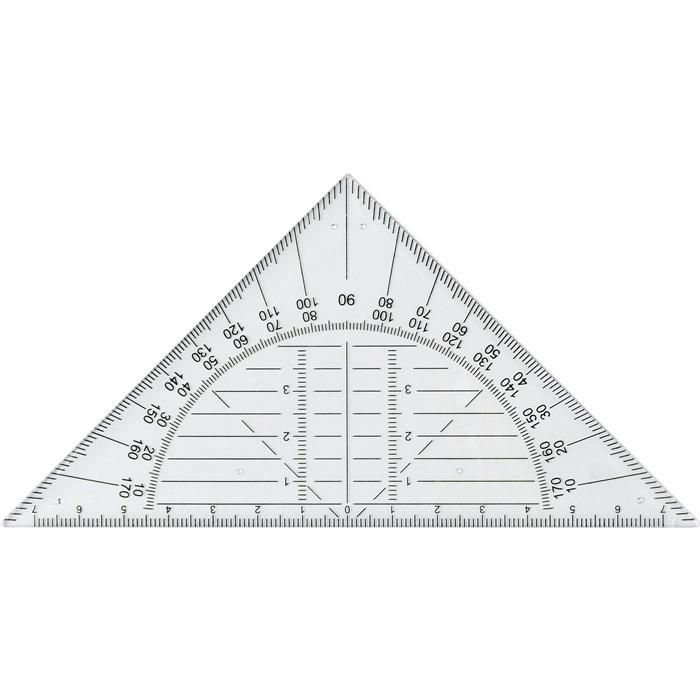 GI2413-21Geodreieck aus Kunststoff Jaden_ neutral