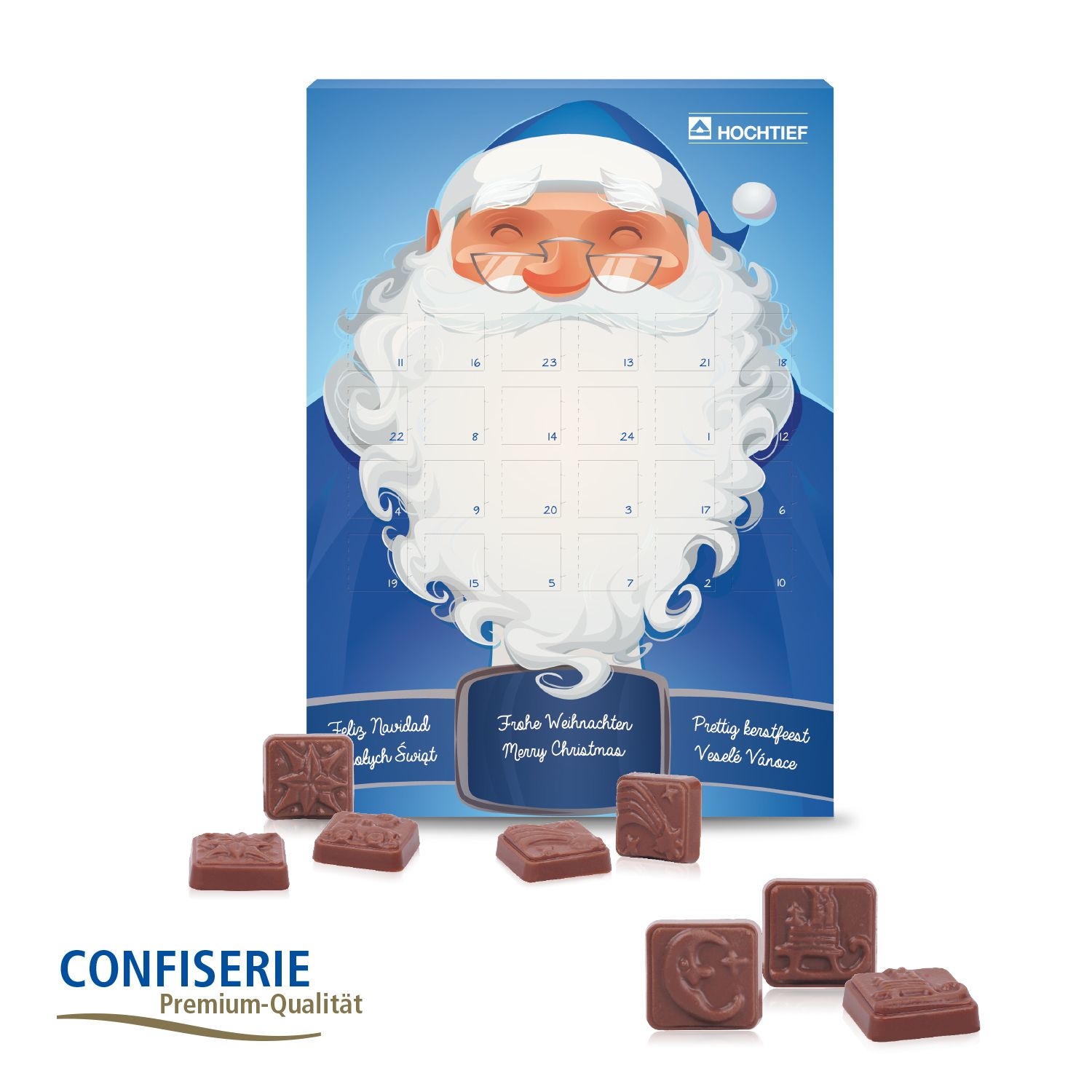 CD95319Wand-Adventskalender Classic Design