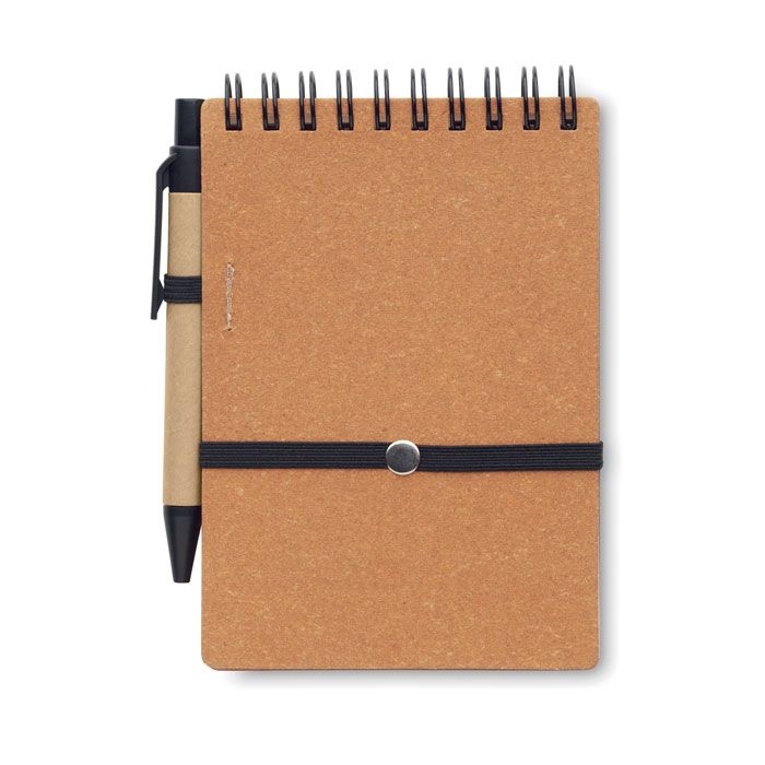 MO2481-01Notie Recyceltes Notizbuch-Set_ braun