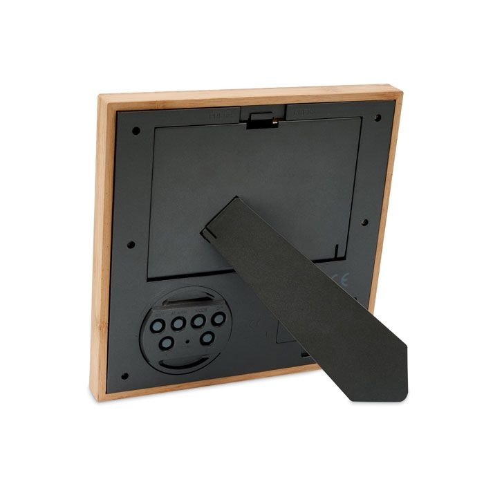 MO9695-40Zenframe Bilderrahmen mit Tischuhr_ Holz
