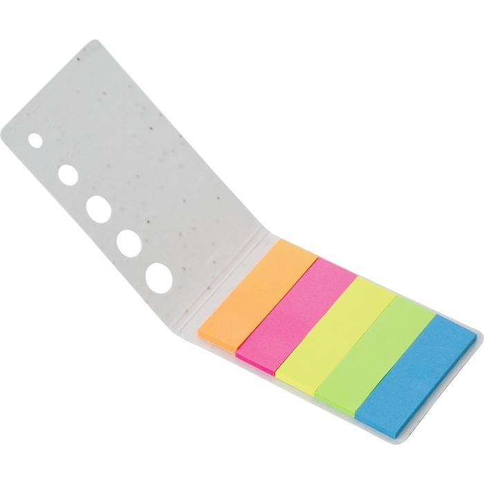 GI864422-02Haftnotizen aus Saatgutpapier Natalja_ weiss