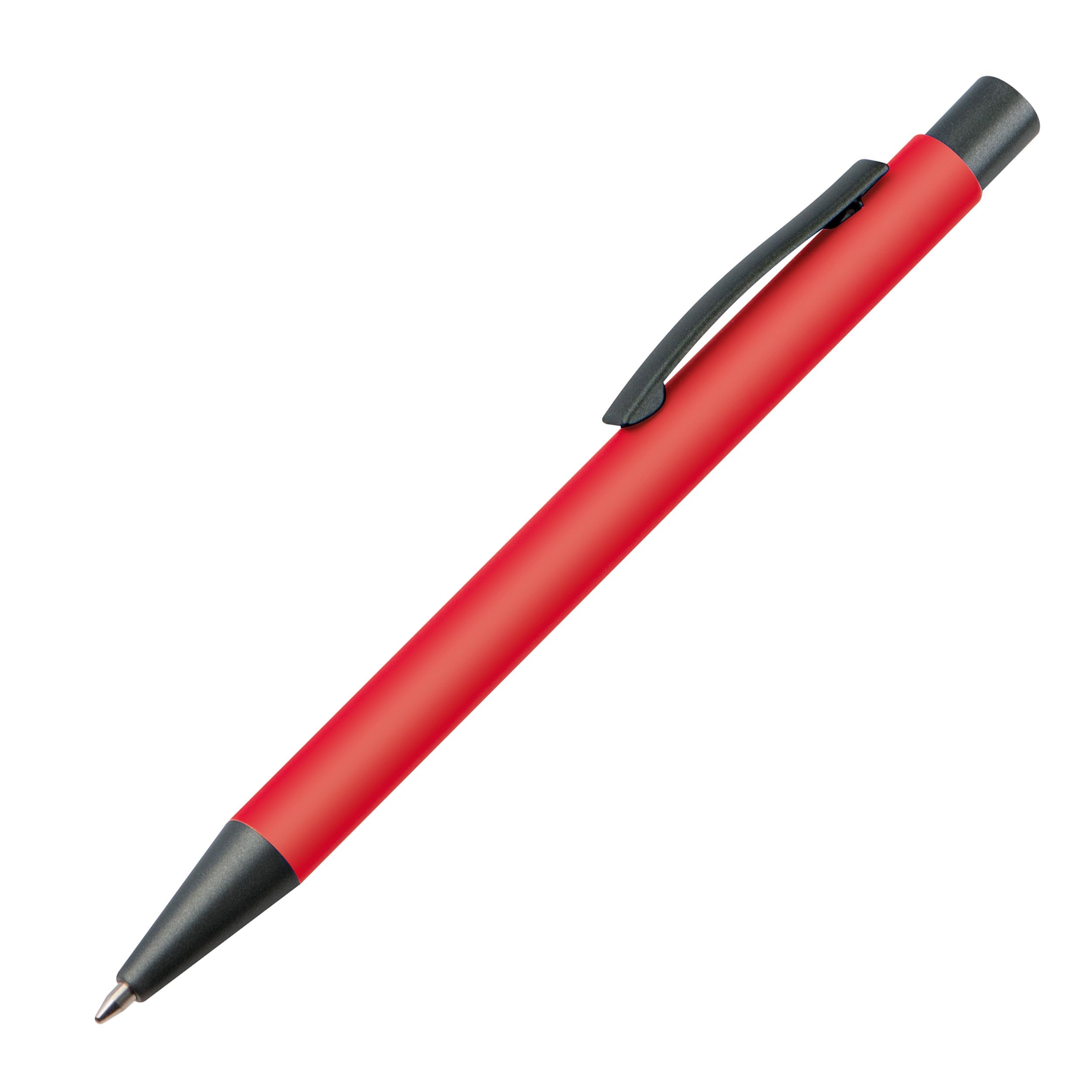 MA10945-05Matter Kugelschreiber mit Metallclip  _ rot