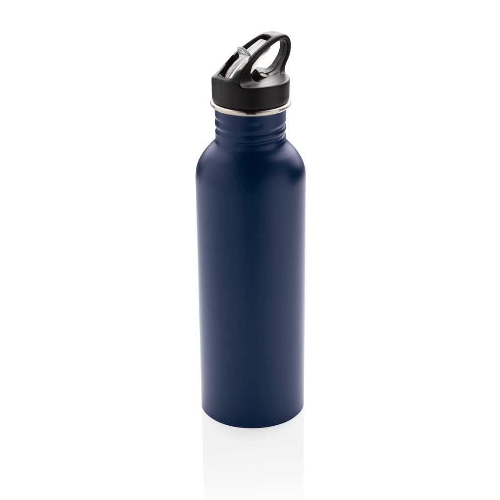 XDP436.42-0Deluxe Sportflasche aus Edelstahl_ navy blau