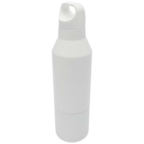 PF100840Odessy 600 ml Isolierflasche und 300 ml Becher aus RCS recyceltem Edelstahl