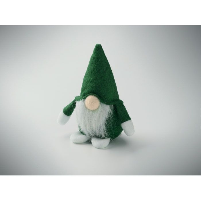 CX1589-09Frosty Dekorativer Filz-Wichtel_ gruen