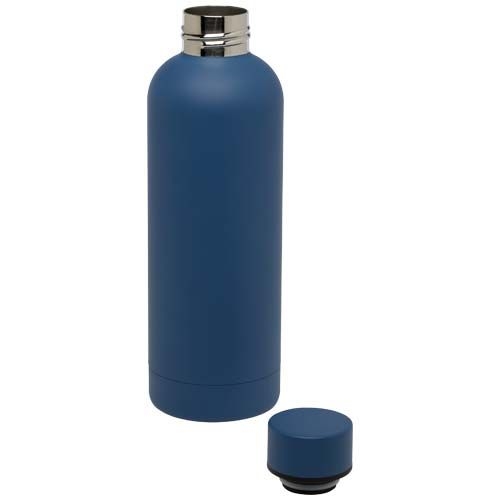 PF100798-3Spring 500 ml RCS-zertifizierte Kupfer-Vakuum Isolierflasche aus recyceltem Edelstahl_ Ozeanblau