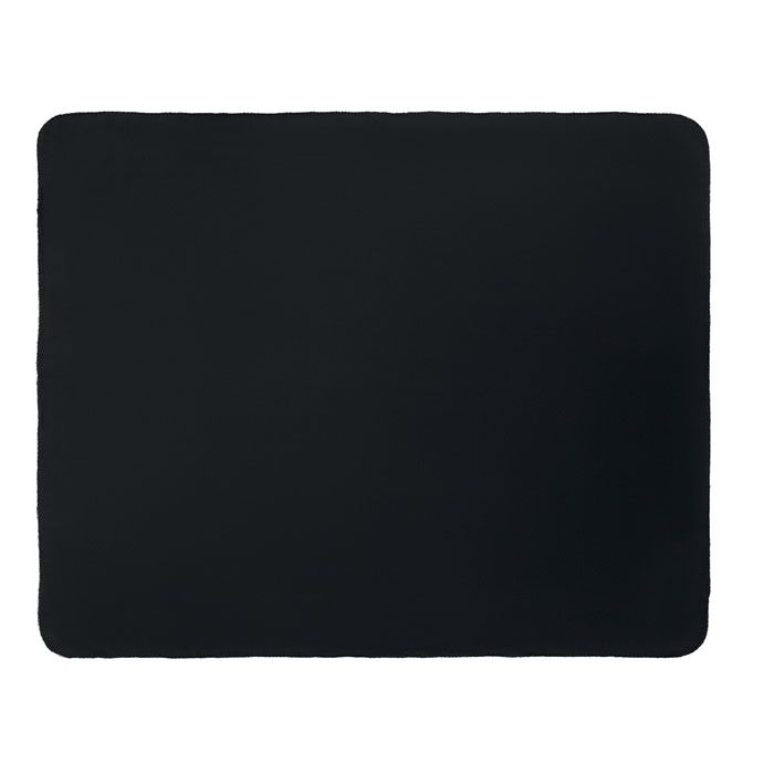 MO6805-03Bogda RPET-Polar Fleece-Decke_ Schwarz