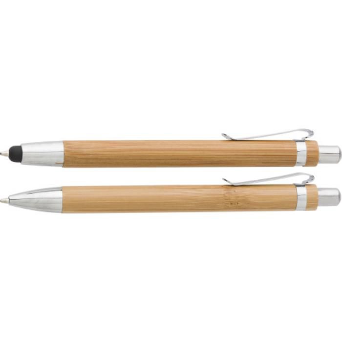 GI7974-11Kugelschreiber-Set aus Bambus Darlene_ Braun