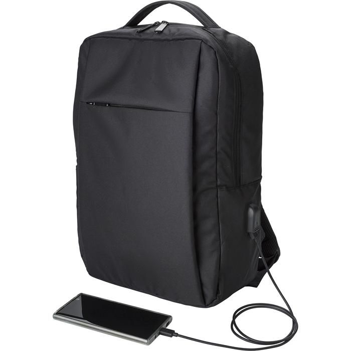 GI967399-01rPET _300D_ Laptop-Rucksack Jesse_ schwarz