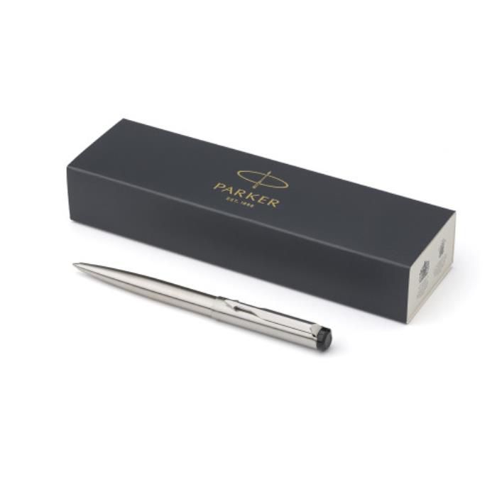 GI3742-32Parker Kugelschreiber aus Edelstahl_ Silber