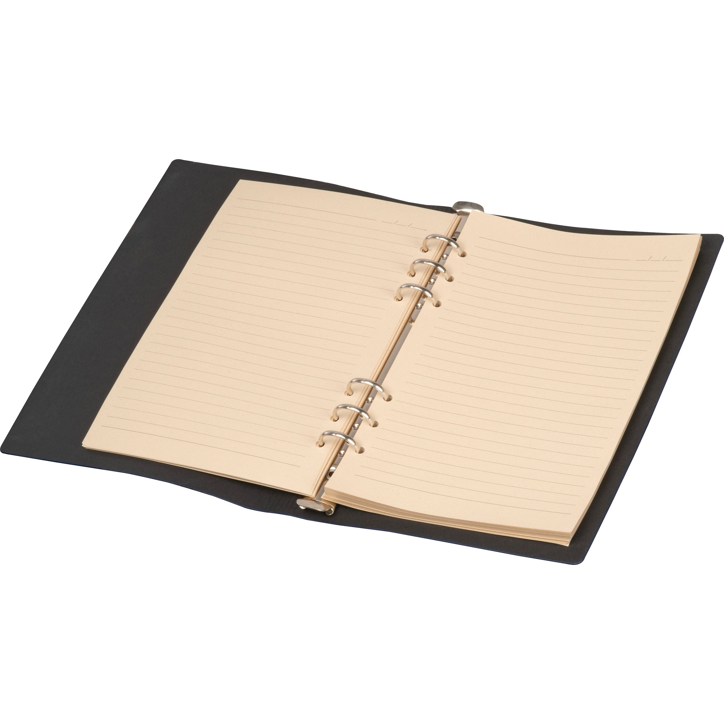MA25253-07A5 Ringbuch mit PU-Einband ROSARIA_ silbergrau
