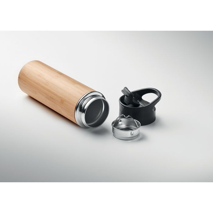 MO6371-40Nanda Isolierflasche 450 ml_ Holz