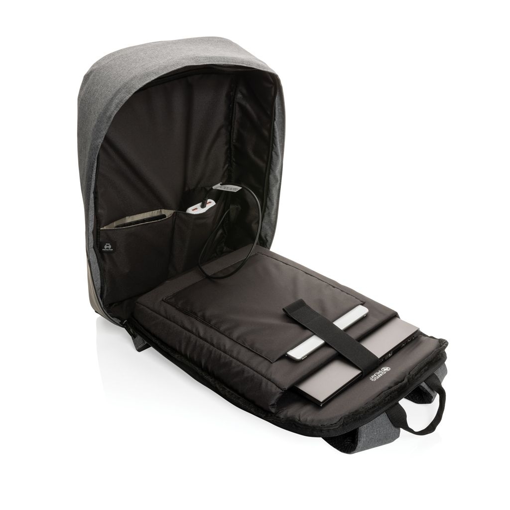 XDP763_13-2Swiss Peak AWARE™ Anti-Theft-RFID 15.6_-Laptop-Rucksack_ grau