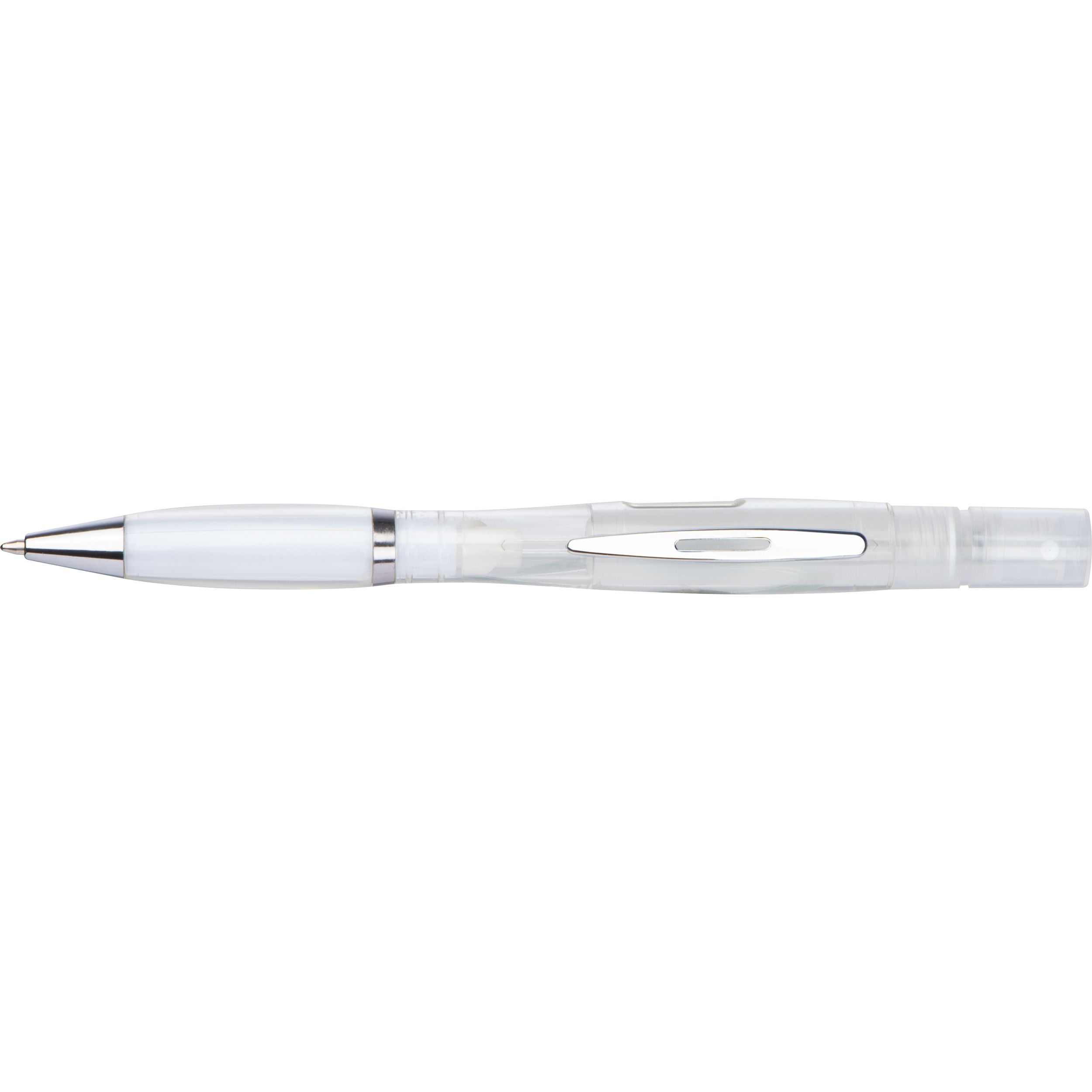 MA11776-06Drehkugelschreiber mit Sprayfunktion _ weiss