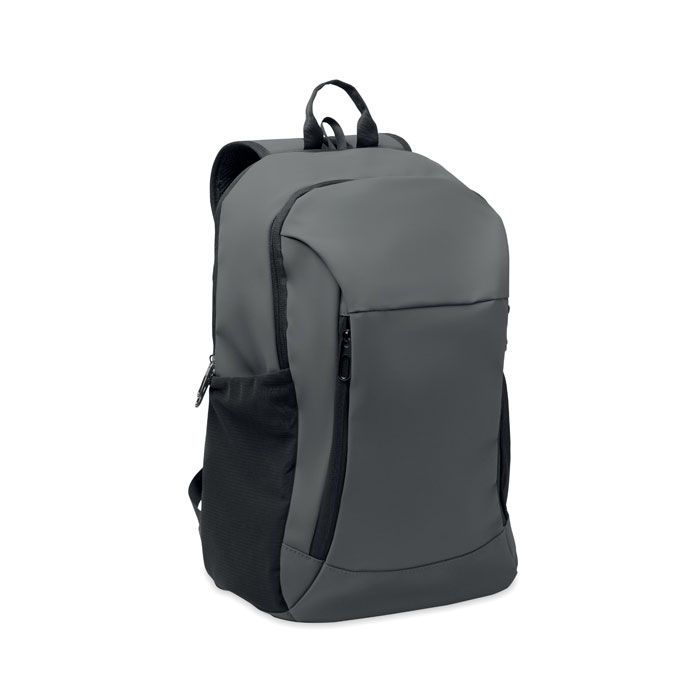 MO2684-15Korovin 15_ Laptop-Rucksack PU_ steingrau