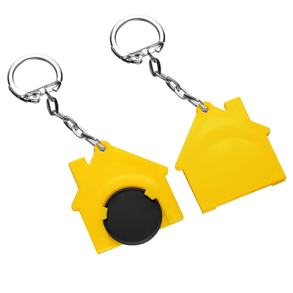 HE7516K-6-4Chiphalter mit 1€-Chip _Haus_ schwarz_ gelb