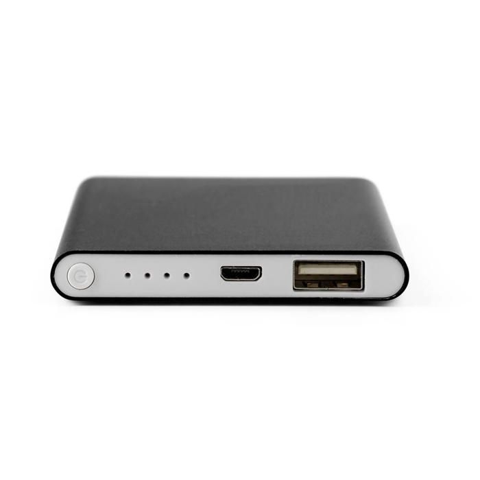 GI7298-411Powerbank aus Aluminium Ezra_ gun metal