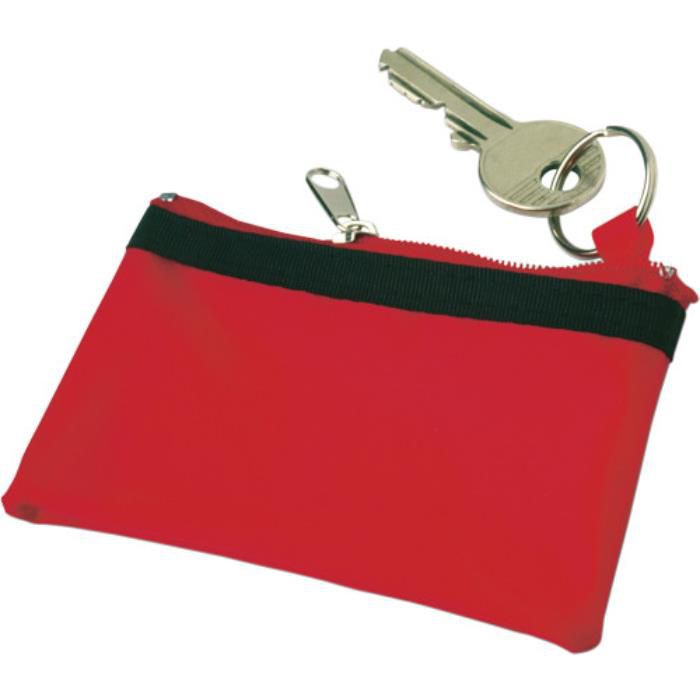 GI9124-08Schluesseletui aus Nylon Sheridan_ Rot