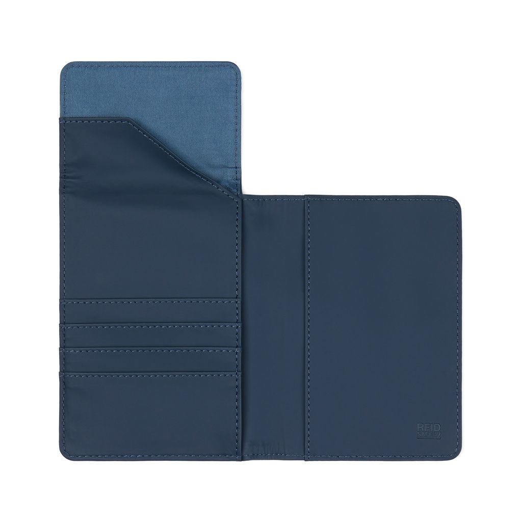 XDV82001-25VINGA Baltimore RCS recycelte Polyester-RFID-Reisepasshuelle_ navy blau