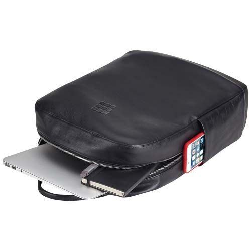 PF130070-1Moleskine Classic Rucksack aus Leder_ schwarz