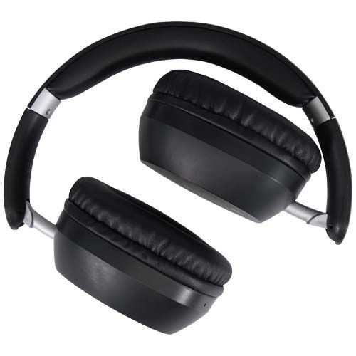 PF124473-2Hoggar Falltbare Over Ear Kopfhoerer mit ANC und ENC aus recyceltem Kunststoff_ schwarz