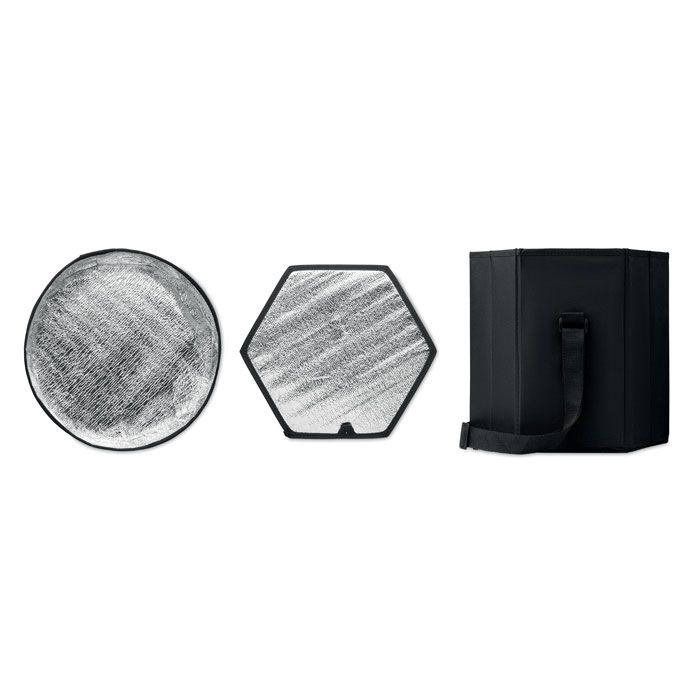 MO6444-03Seat _ Drink Klappbarer Hocker_Tisch_ schwarz