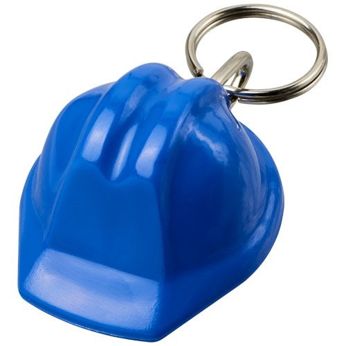 PF210189-3Kolt Schutzhelm Schluesselanhaenger aus recyceltem Material_ blau