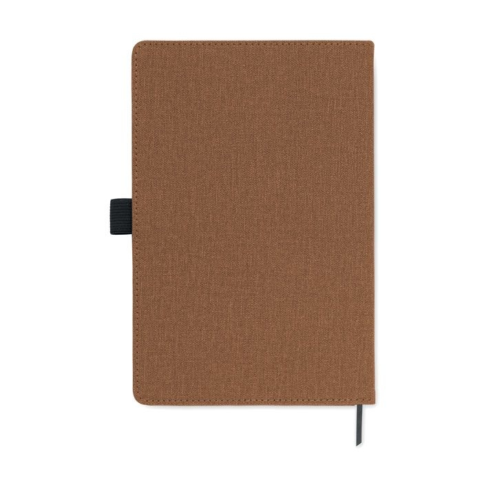 MO2285-01Cinco A5 notebook PU front pocket_ braun