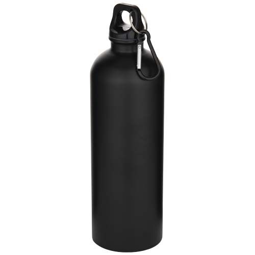 PF100872-4Oregon 750 ml matte RCS-zertifizierte_ einwandige Trinkflasche aus recyceltem Edelstahl mit Karabine
