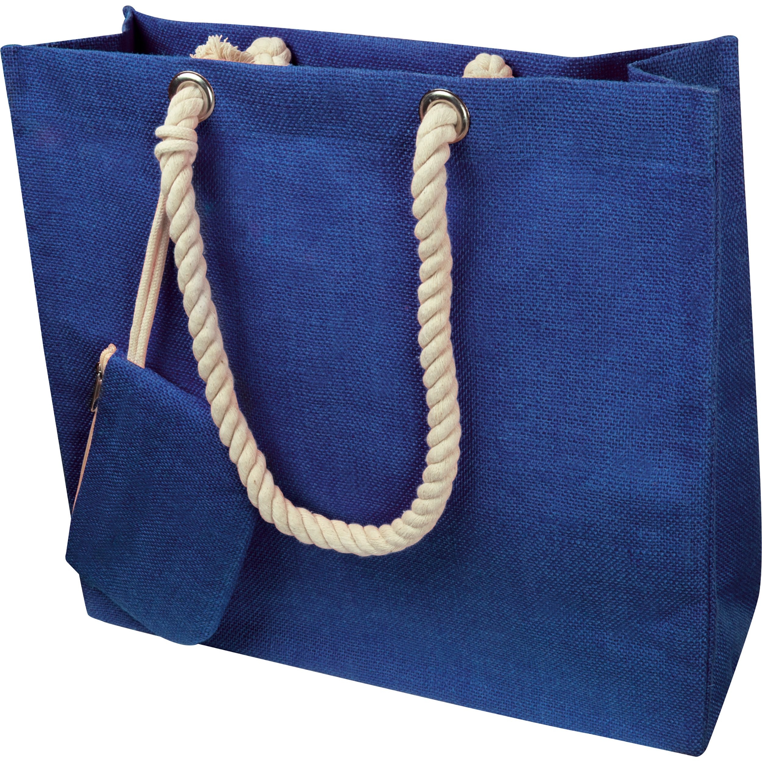 MA60865-04Jutetasche mit Kordelgriffen MILDRED_ blau