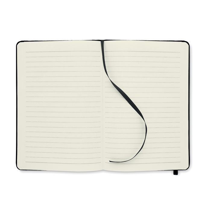 MO9966-03Note Rpet DIN A5 Notizbuch 600D RPET_ Schwarz