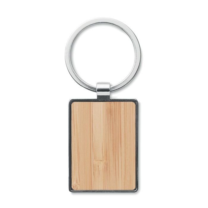 MO9961-40Bendigo Schluesselring Bambus_ eckig_ Holz