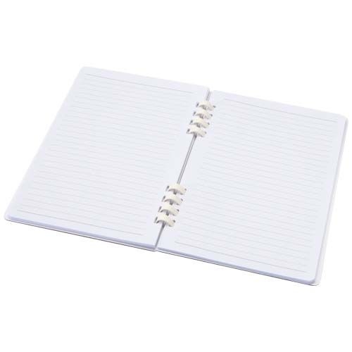 PF107046-1Fil A5 Hardcover RCS recyceltes Spiralnotizbuch_ weiss