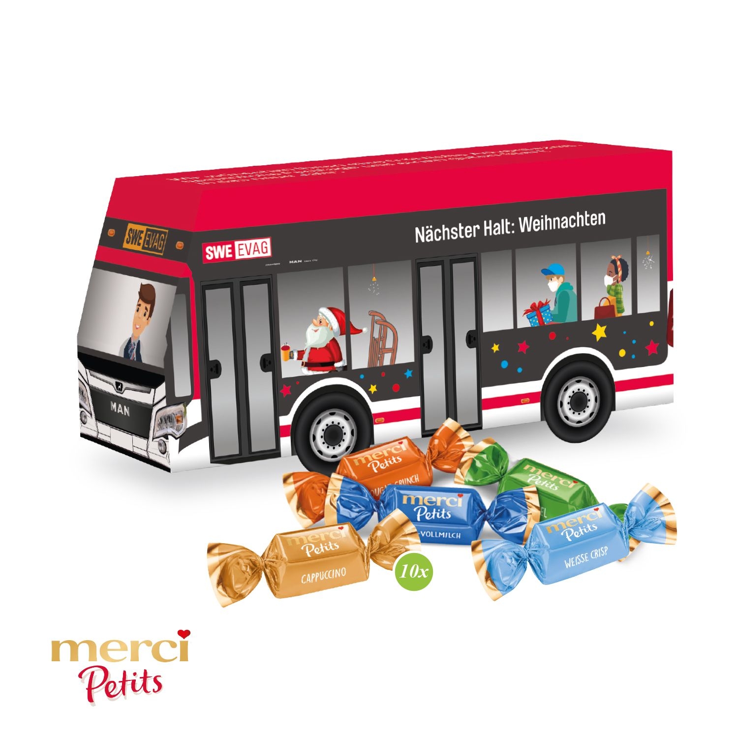 CD917013D Praesent Bus mit Merci Petits