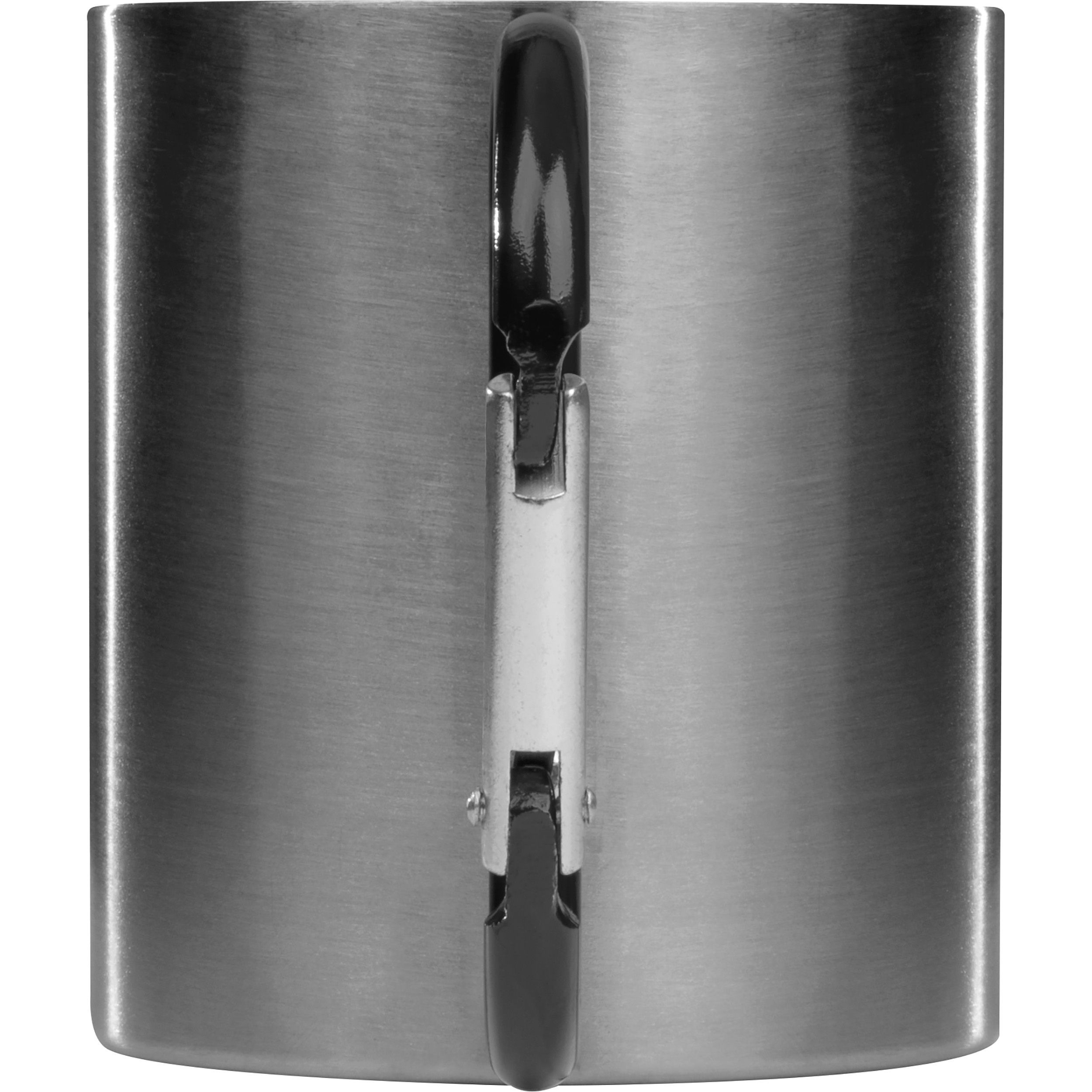 MA81367-03Tasse aus Metall mit Karabinerhaken_ 200ml_ schwarz